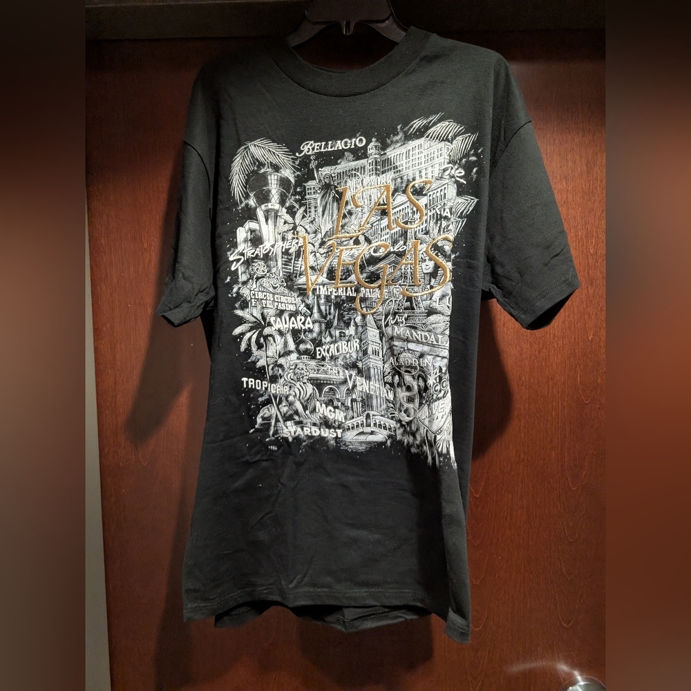 Bellagio Las Vegas Graphic Tee XL 100% Preshrunk Cotton - Picture 1 of 5